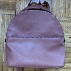 New Matt & Nat dusky pink vegan leather backpack